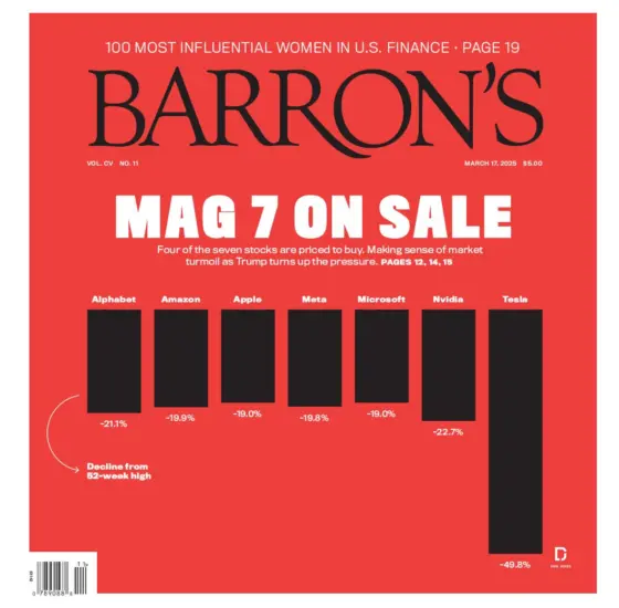 Barron’s Magazine 巴伦周刊2025.03.17期下载订阅-外刊兽-英语杂志电子版PDF下载网站