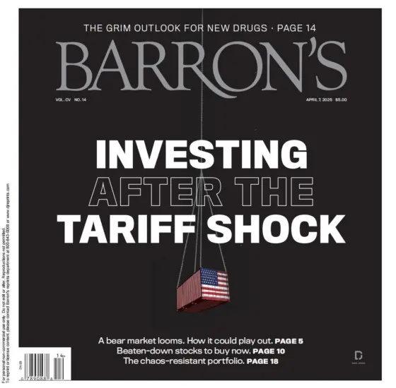 Barron’s Magazine-巴伦周刊2025.04.07期下载订阅-外刊兽-英语杂志电子版PDF下载网站