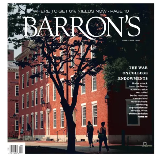 Barron’s Magazine 巴伦周刊2025.04.21期下载杂志订阅-外刊兽-英语杂志电子版PDF下载网站