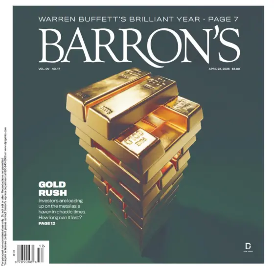 Barron’s Magazine 巴伦周刊2025.04.28期下载杂志订阅-外刊兽-英语杂志电子版PDF下载网站