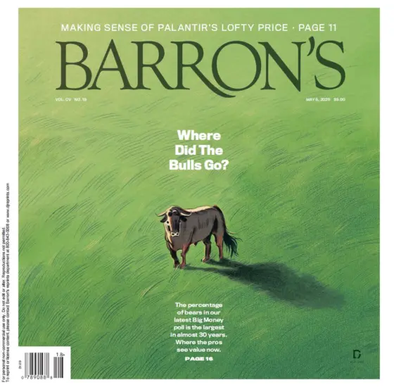 Barron’s Magazine 巴伦周刊2025.05.05期下载杂志订阅-外刊兽-英语杂志电子版PDF下载网站