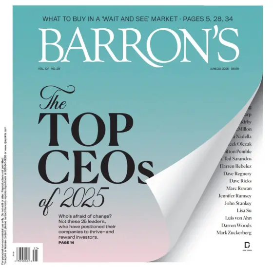 Barron’s Magazine 巴伦周刊2025.06.23期下载订阅-外刊兽-英语杂志电子版PDF下载网站