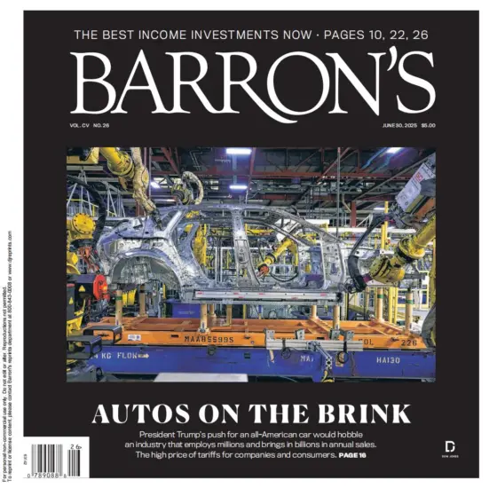 Barron’s Magazine 巴伦周刊2025.06.30期下载订阅-外刊兽-英语杂志电子版PDF下载网站
