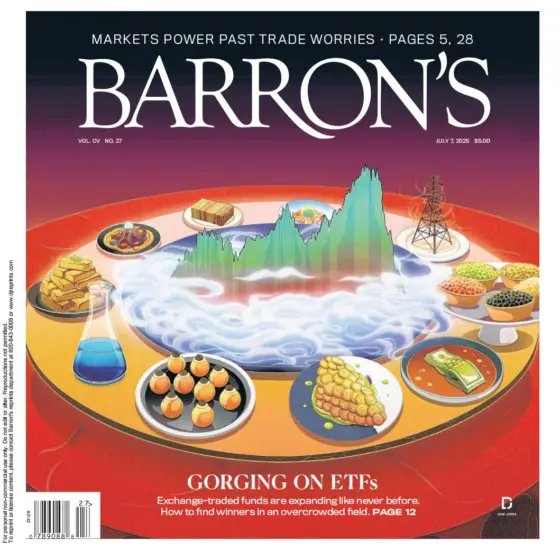 Barron’s Magazine 巴伦周刊2025.07.07期下载订阅-外刊兽-英语杂志电子版PDF下载网站