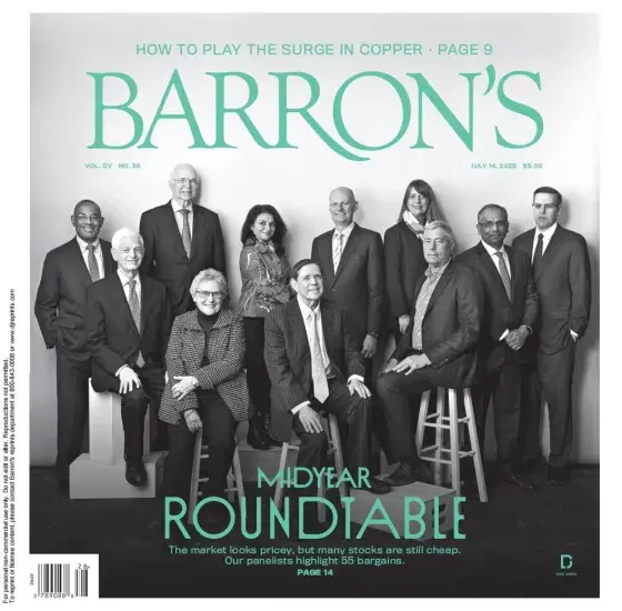 Barron’s Magazine 巴伦周刊2025.07.14期下载订阅-外刊兽-英语杂志电子版PDF下载网站