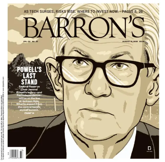 Barron’s Magazine 巴伦周刊2025.08.18期下载PDF杂志-外刊兽-英语杂志电子版PDF下载网站