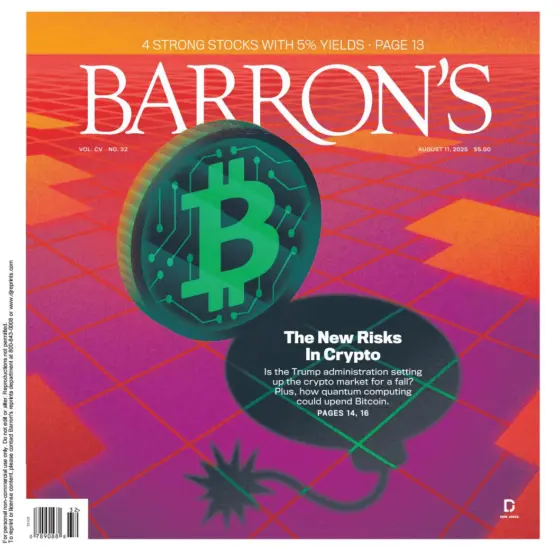 Barron’s Magazine 巴伦周刊2025.08.11期下载PDF杂志-外刊兽-英语杂志电子版PDF下载网站