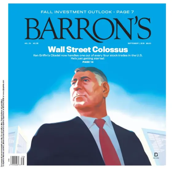Barron’s Magazine 巴伦周刊2025.09.01期下载PDF杂志-外刊兽-英语杂志电子版PDF下载网站
