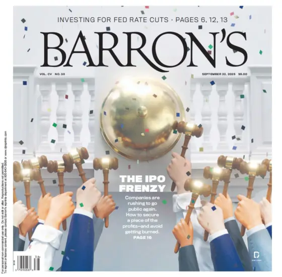 Barron’s Magazine 巴伦周刊2025.09.22期下载PDF杂志-外刊兽-英语杂志电子版PDF下载网站
