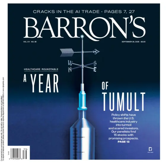 Barron’s Magazine 巴伦周刊2025.09.29期下载PDF杂志-外刊兽-英语杂志电子版PDF下载网站