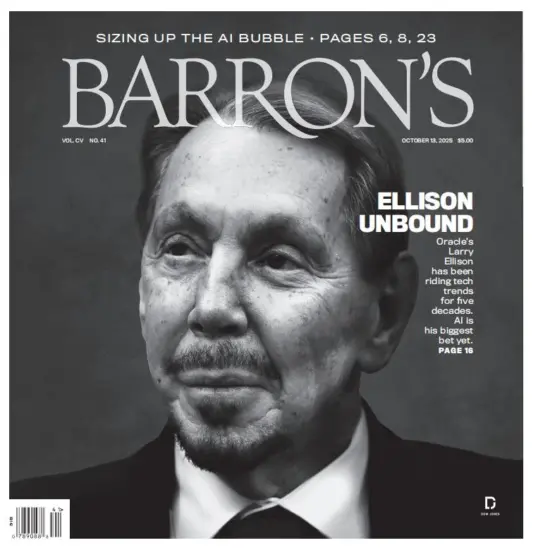Barron’s Magazine 巴伦周刊2025.10.13期下载PDF杂志-外刊兽-英语杂志电子版PDF下载网站