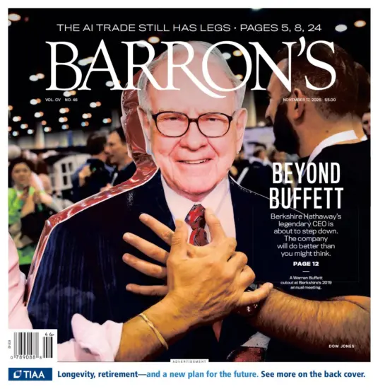 Barron’s Magazine 巴伦周刊2025.11.17期下载PDF杂志-外刊兽-英语杂志电子版PDF下载网站