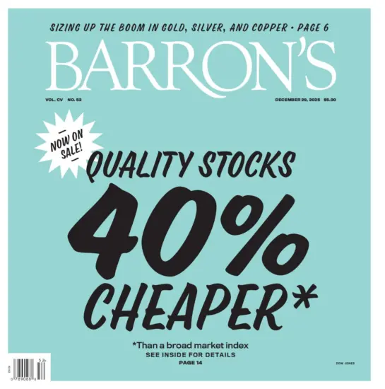 Barron’s Magazine 巴伦周刊2025.12.29期下载PDF杂志-外刊兽-英语杂志电子版PDF下载网站