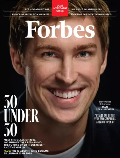 Forbes 福布斯杂志2025.12&2026.01月号PDF下载-外刊兽-英语杂志电子版PDF下载网站