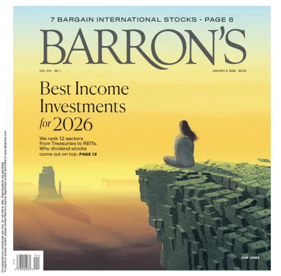 Barron’s Magazine 巴伦周刊2026.01.05期下载PDF杂志-外刊兽-英语杂志电子版PDF下载网站