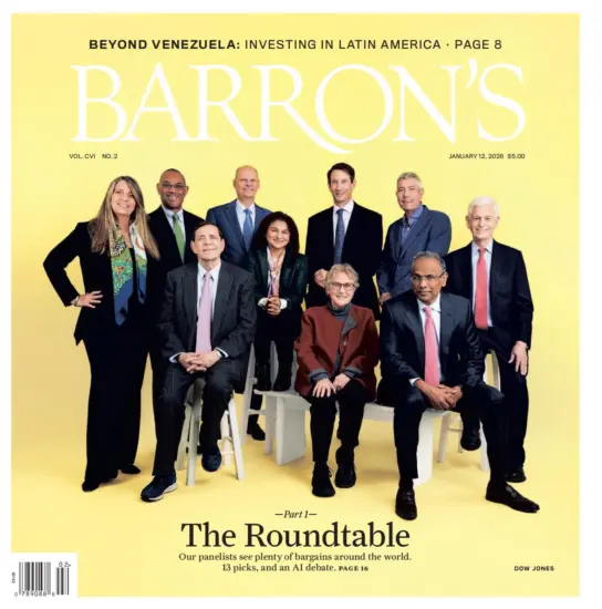 Barron’s Magazine 巴伦周刊2026.01.12期下载PDF杂志-外刊兽-英语杂志电子版PDF下载网站