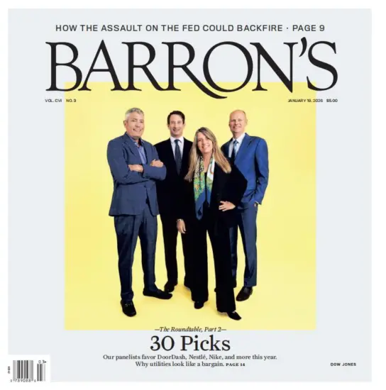 Barron’s Magazine 巴伦周刊2026.01.19期杂志-外刊兽-英语杂志电子版PDF下载网站