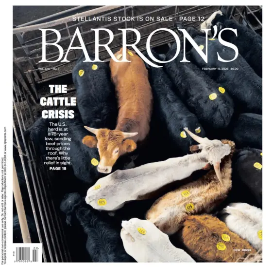 Barron’s Magazine 巴伦周刊2026.02.16期-外刊兽-英语杂志电子版PDF下载网站