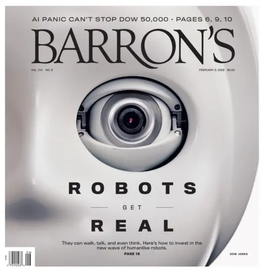 Barron’s Magazine 巴伦周刊2026.02.09期-外刊兽-英语杂志电子版PDF下载网站